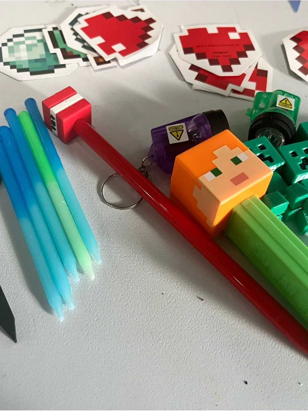 Minecraft birthday deco Happy Birthday Party Banner and Decorations - Green